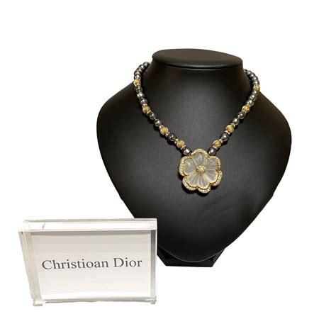 dior necklcae|genuine christian dior necklace.